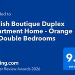 Stylish Boutique Duplex - Orange - 2 Double Bedrooms *